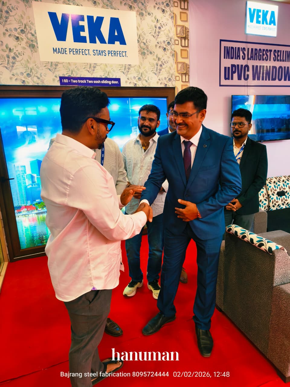 Honouring Guest at HR Wind Tech UPVC Windows Event
