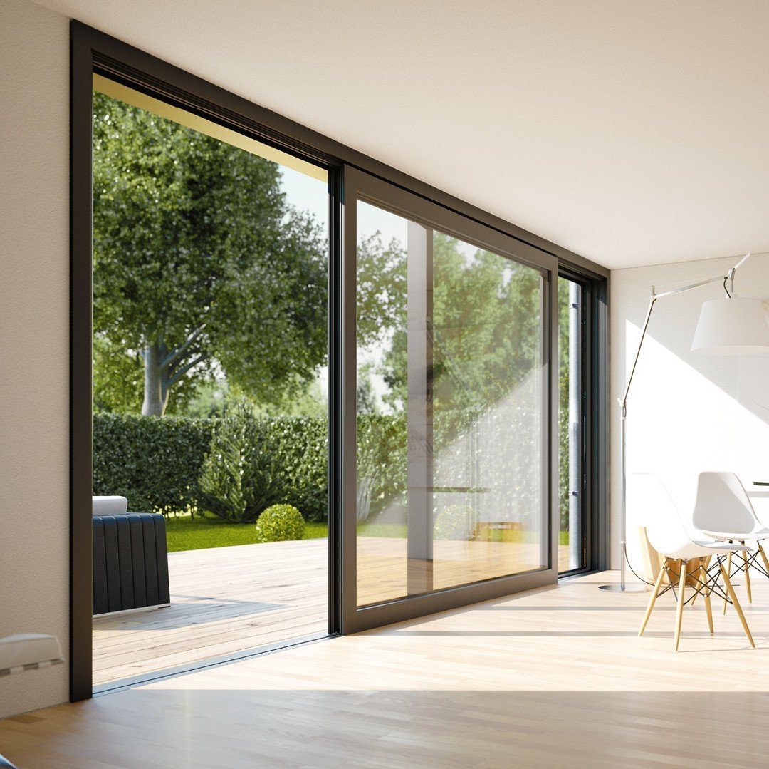 Modern UPVC Lift and Slide Door Patio - Outdoor Access