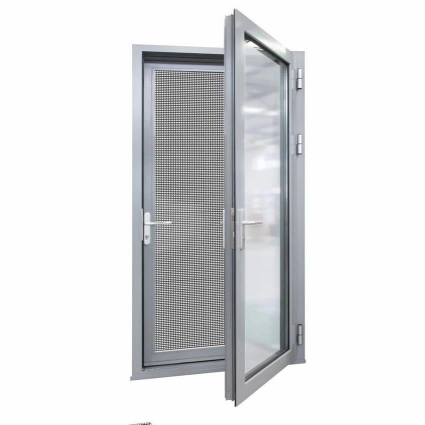 UPVC Twin Sash Window with Mesh Grill - Complete Protection System