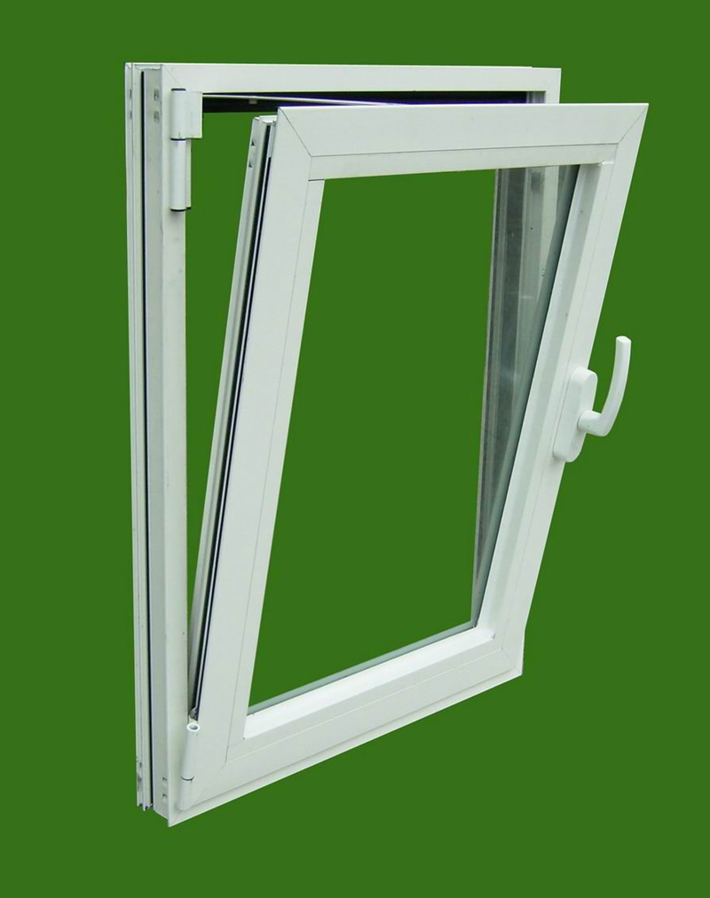 White UPVC Bottom Hung Tilt Window - Modern Design